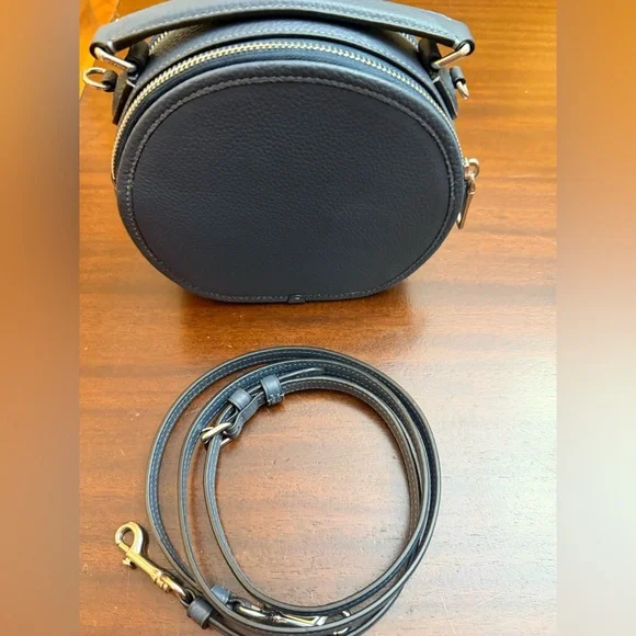 Coach Dark Denim Blue Crossbody Bag - Picture 4 of 8